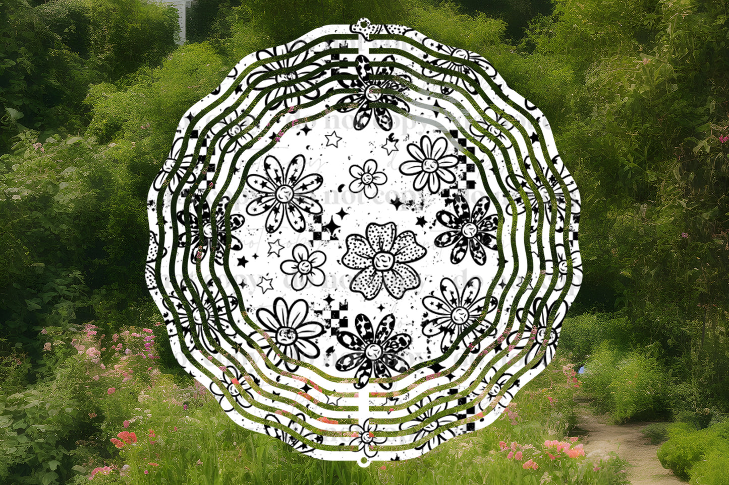 Daisies Wind Spinner