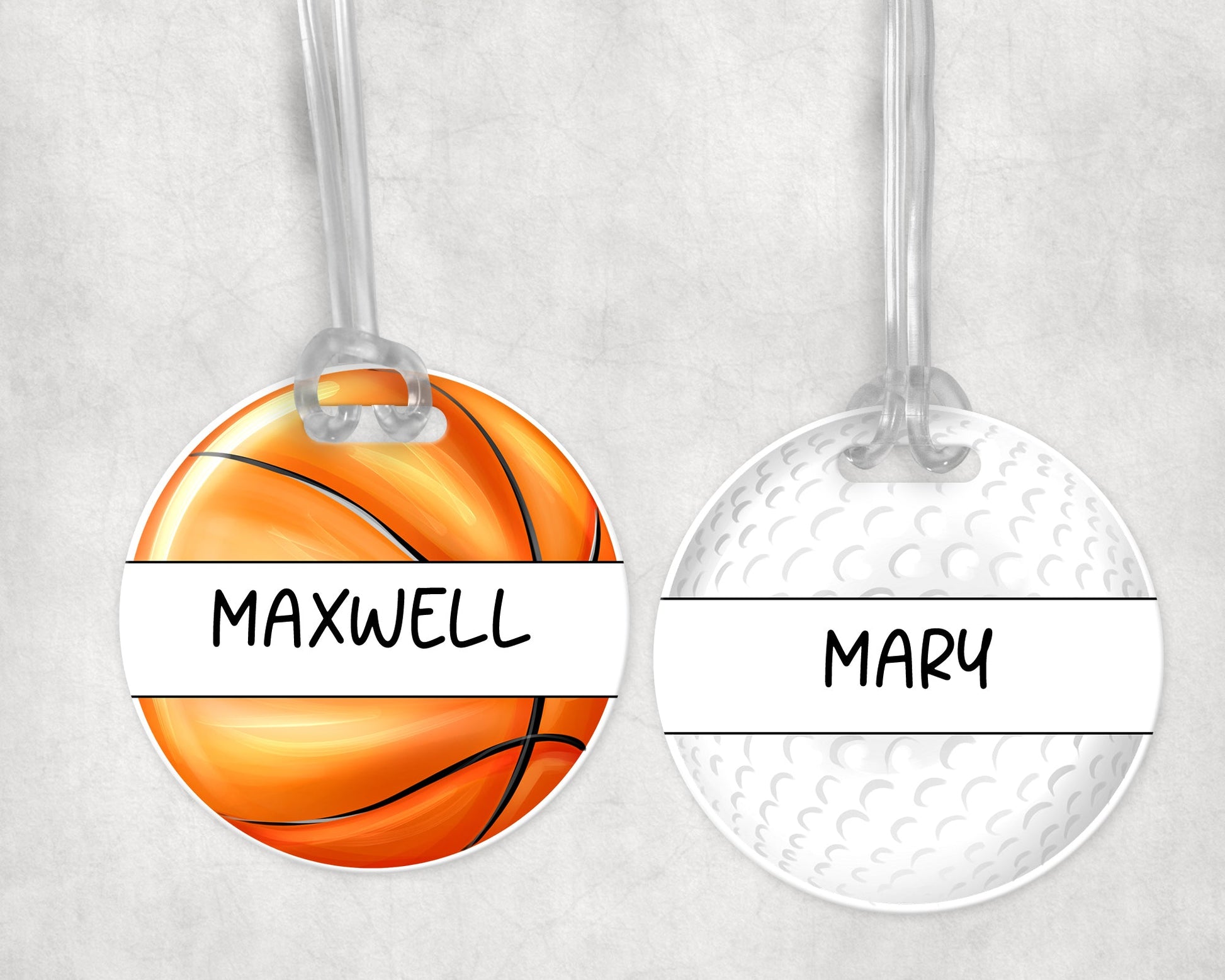 Basketball Bag Tag