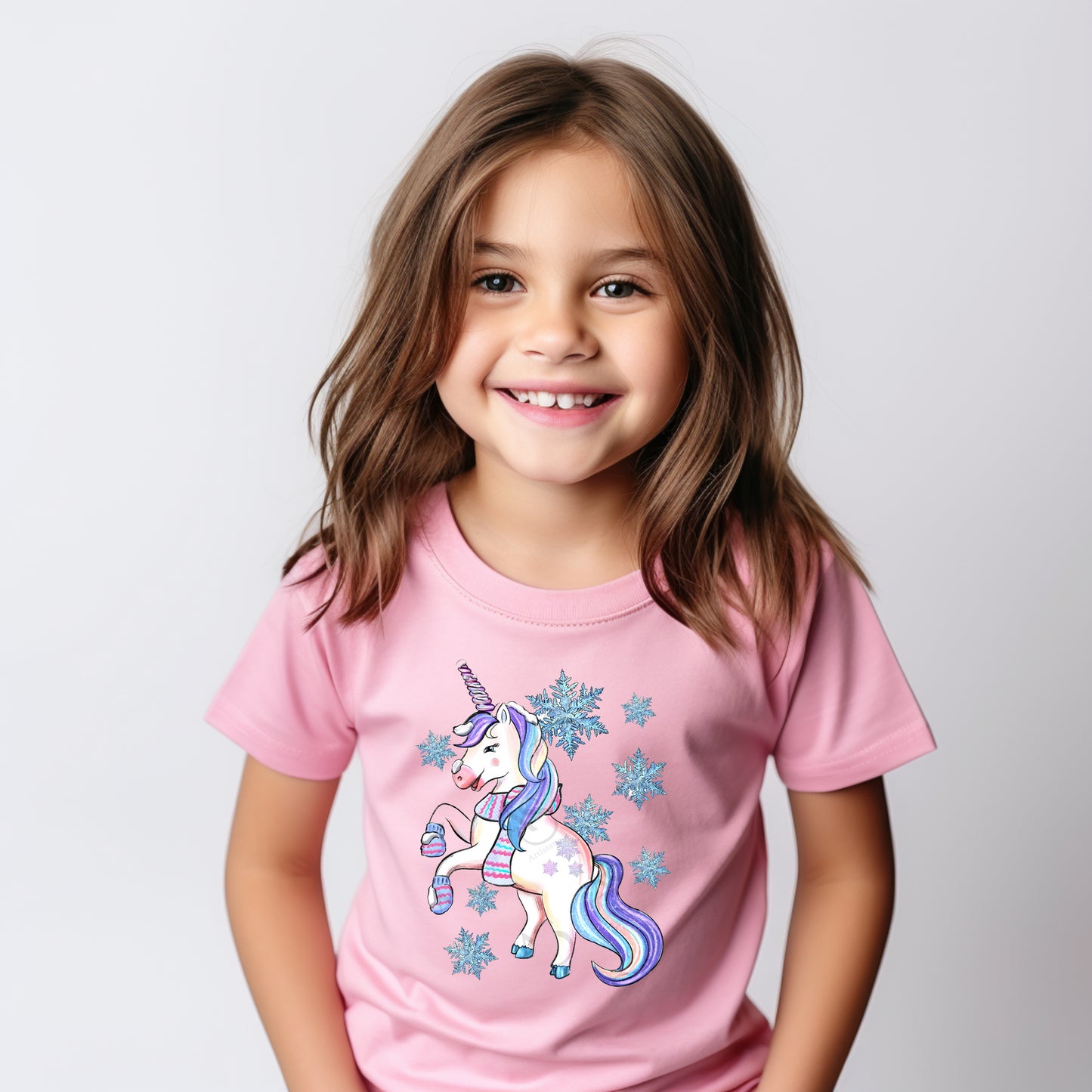 Snowflake Unicorn Graphic Tee