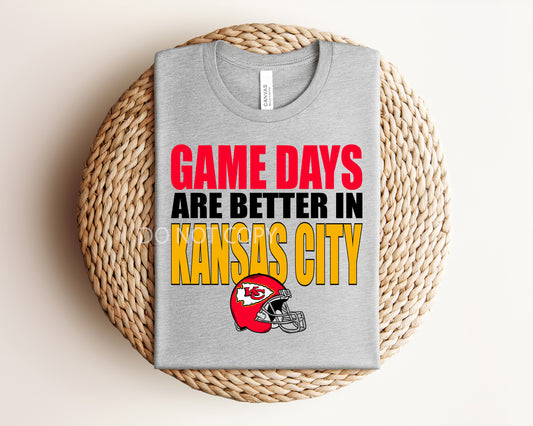 Games Days are Better in Kansas City Graphic Tee