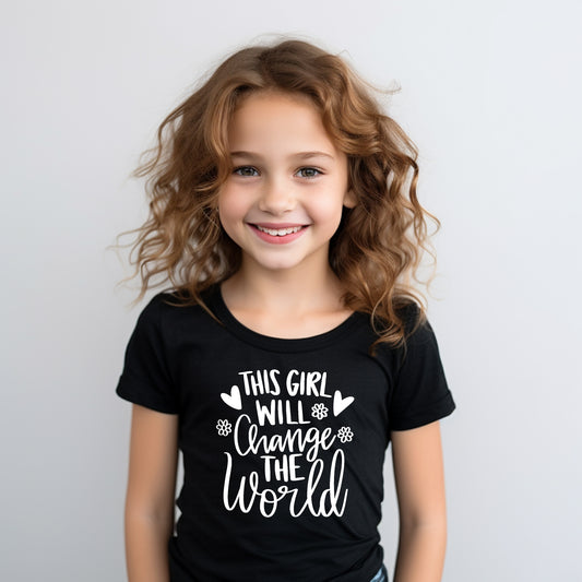 This Girl Will Change the World Graphic Tee