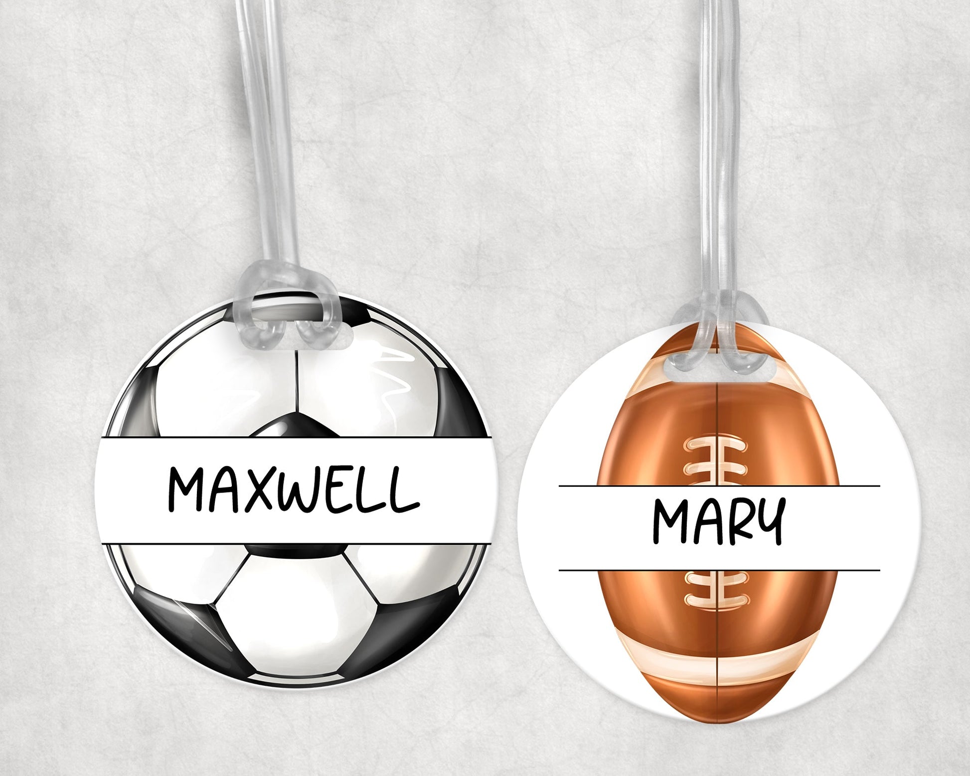 Football Bag Tag