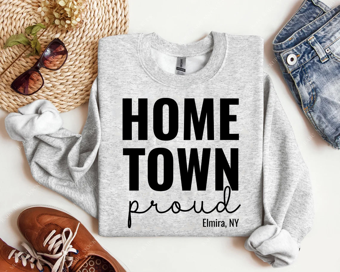 Home Town Proud City/State Graphic Tee