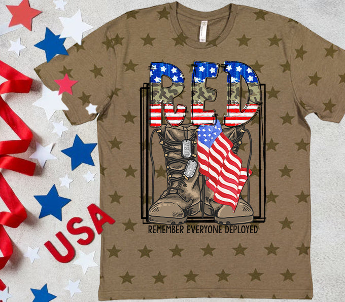 Remember Everyone Deployed Graphic Tee