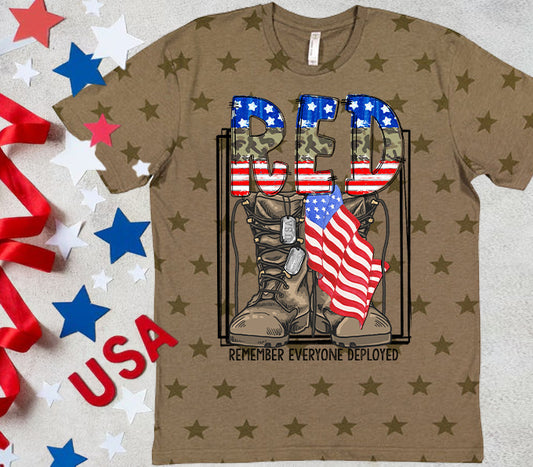 Remember Everyone Deployed Graphic Tee