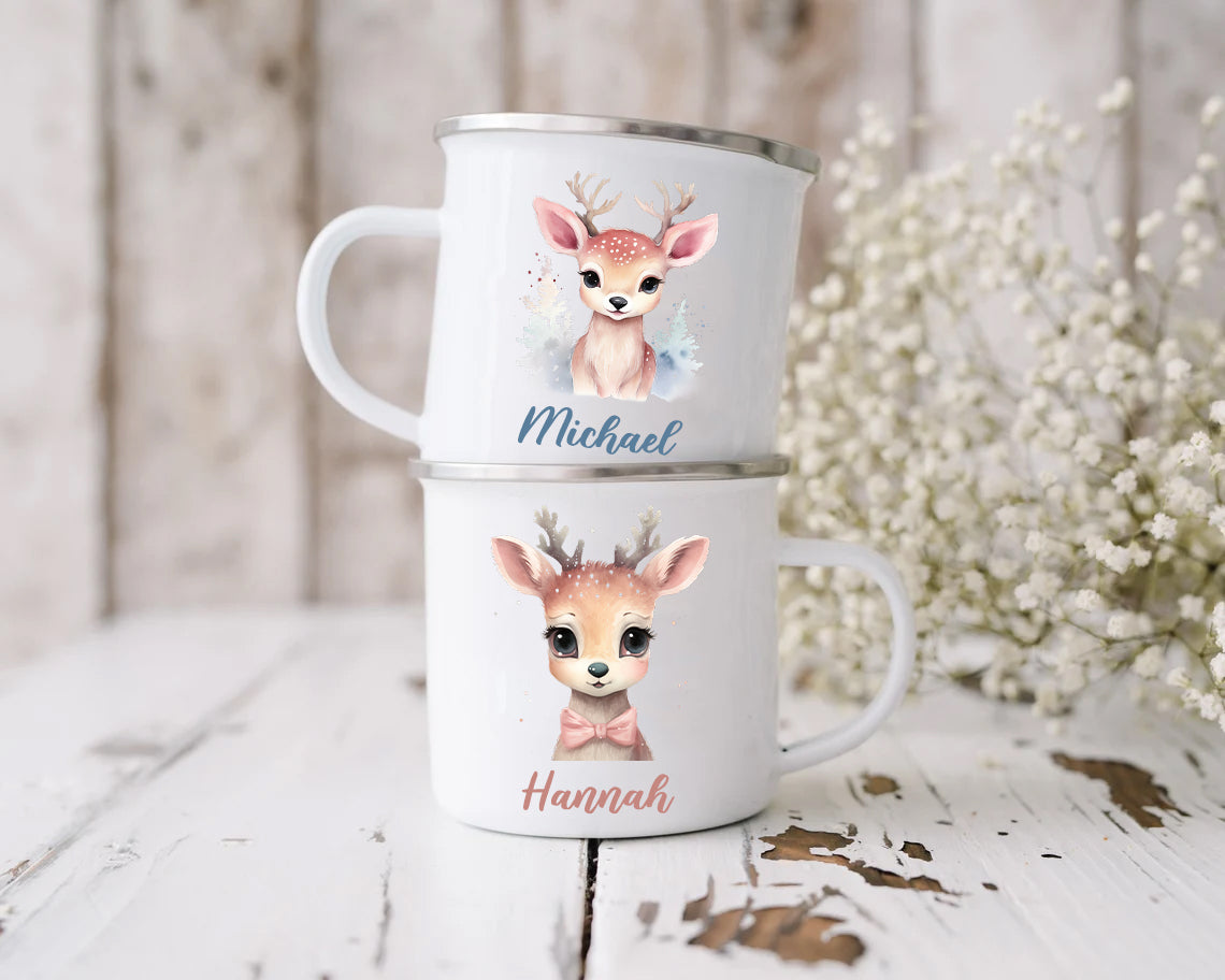 Deer (Blue) Mug