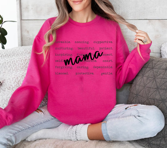 Mom Words - Customize with Name Graphic Tee
