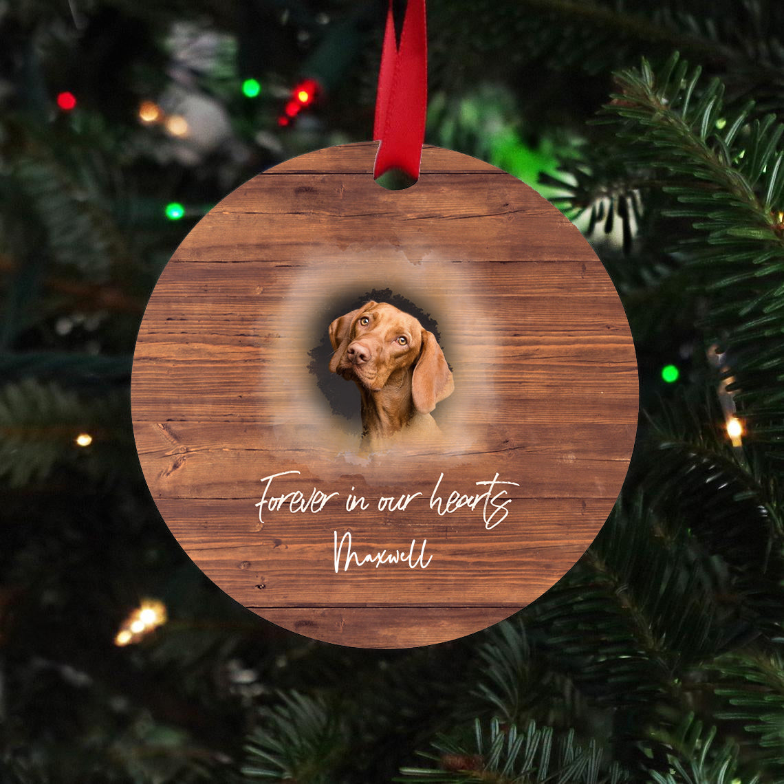 Forever in Our Hearts Customized Ornament
