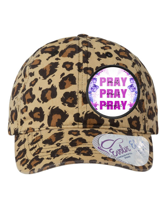 Pray On It Pray Over It Pray Through It Patch Cap