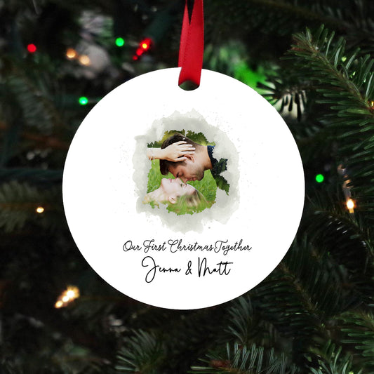 Our First Christmas Together Customized Ornament