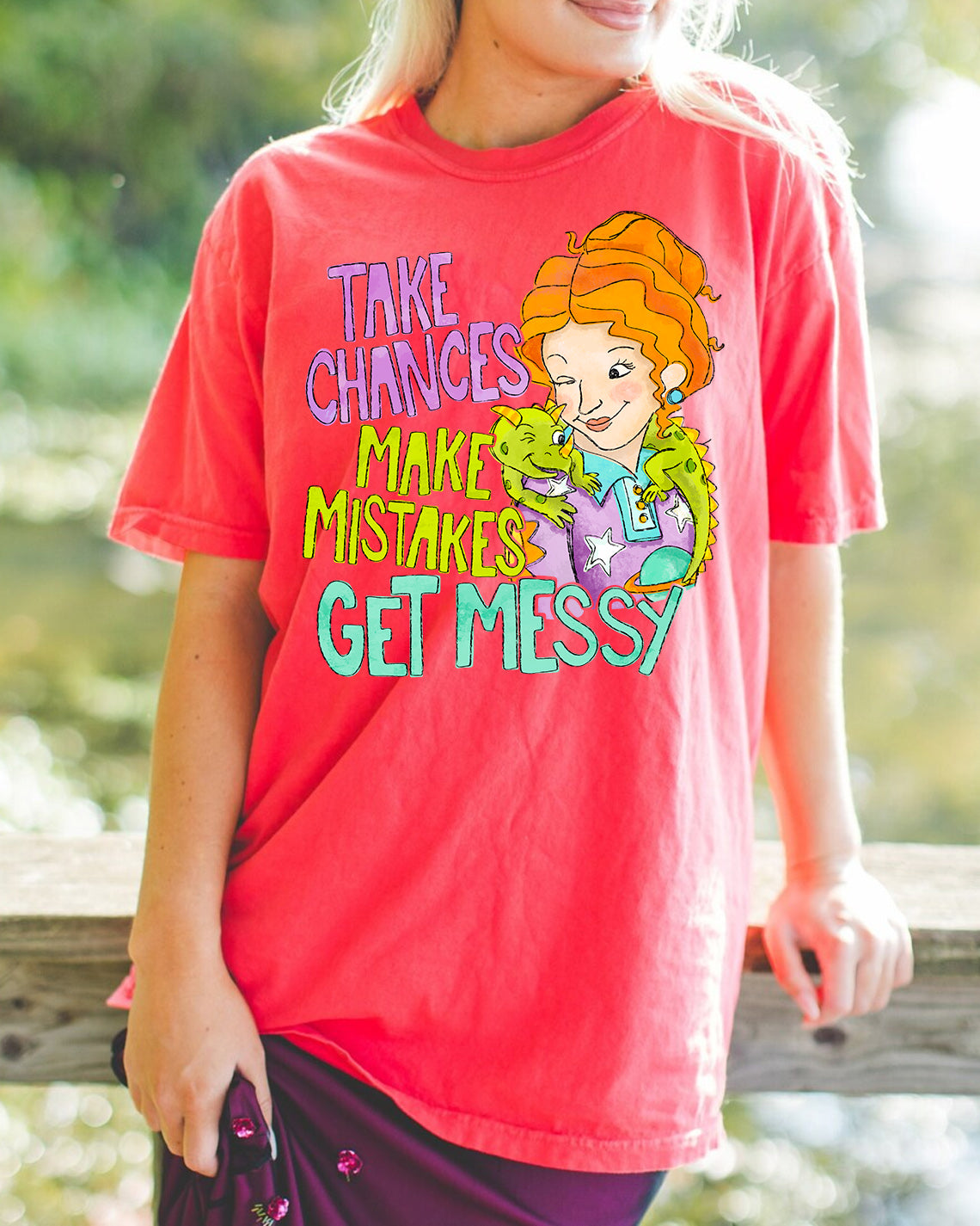 Take Chances Make Mistakes Get Messy Graphic Tee