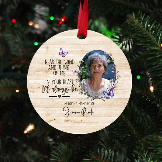 Hear the Wind and Think of Me Customized Ornament