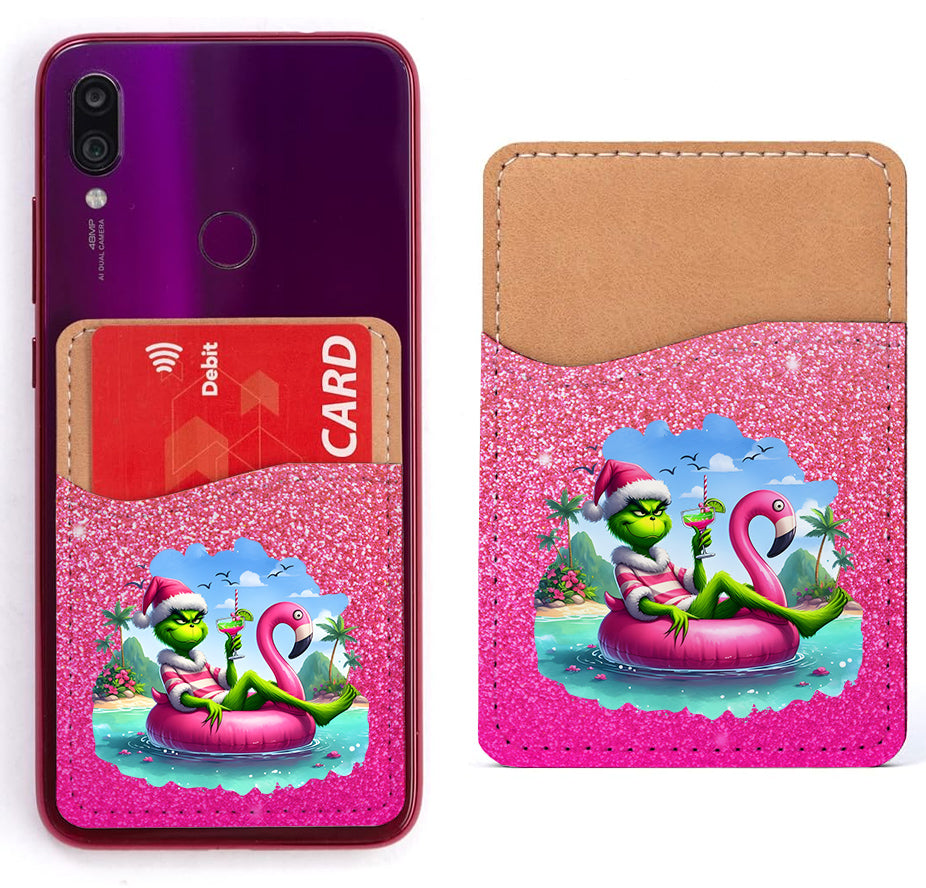 Floating Mean One Phone Card Holder