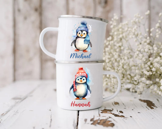 Penguin (Red) Mug