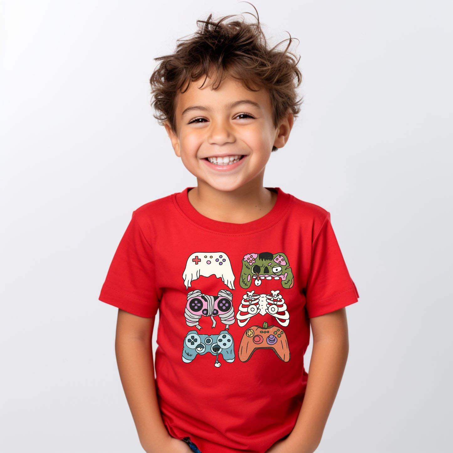 Halloween Game Controllers Graphic Tee