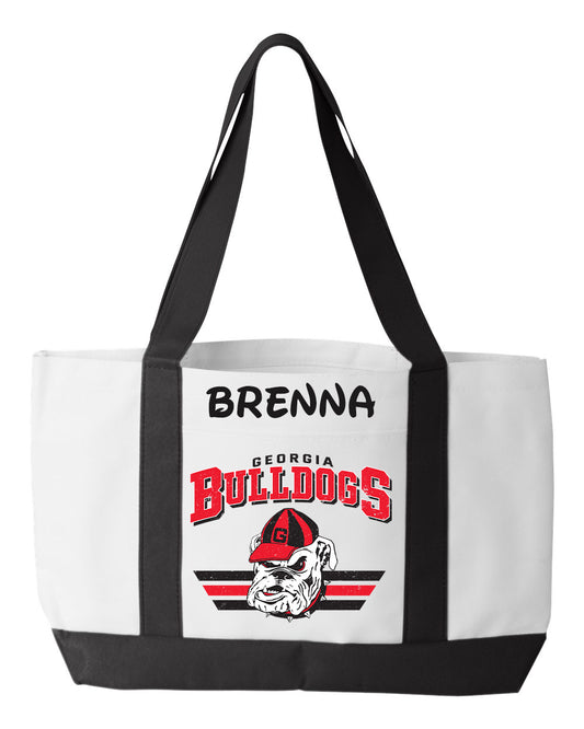 Vintage Team Bulldogs - Tote Bag