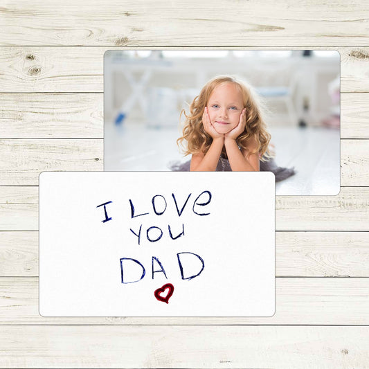 Hand Writing Metal Wallet Card