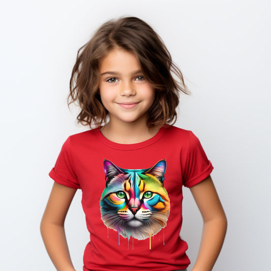 Rainbow Cat Graphic Tee