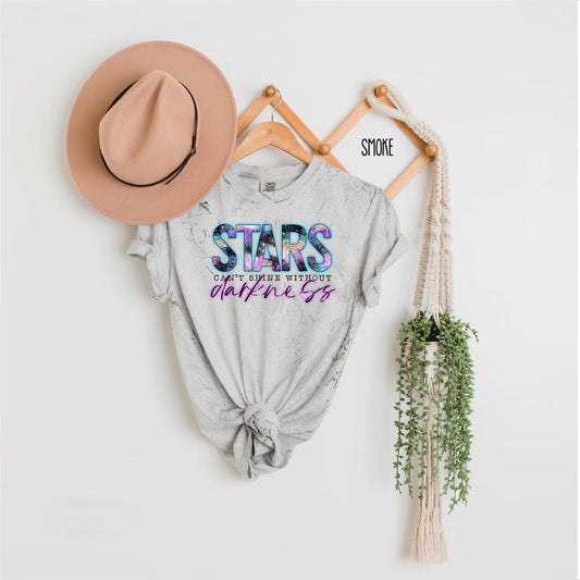 Stars Cant Shine Without Darkness Comfort Colors Tee Graphic Tee