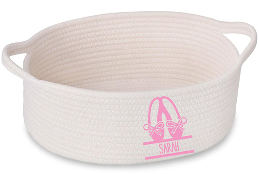 Ballet Monogram Fabric Basket