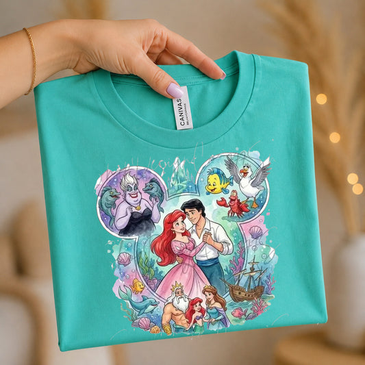 Ariel and Eric Graphic Tee