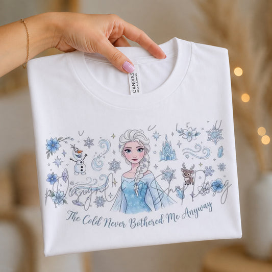 The Cold Never Bothered Me Anyway Graphic Tee