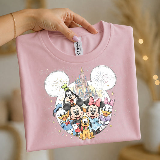 Castle Friends Graphic Tee
