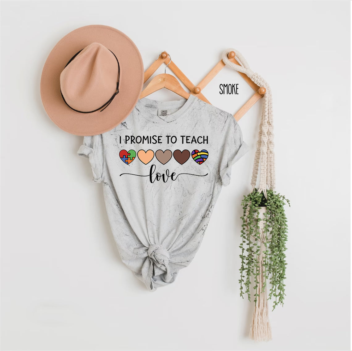 I Promise To Teach Love Comfort Colors Tee Graphic Tee