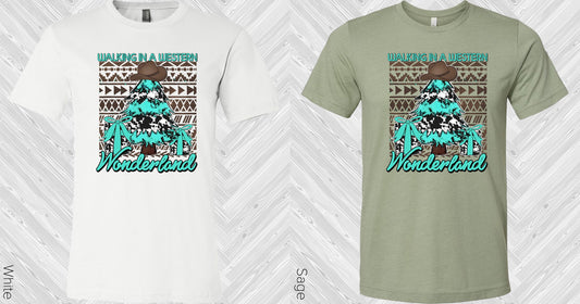 Walking In A Western Wonderland Graphic Tee Graphic Tee