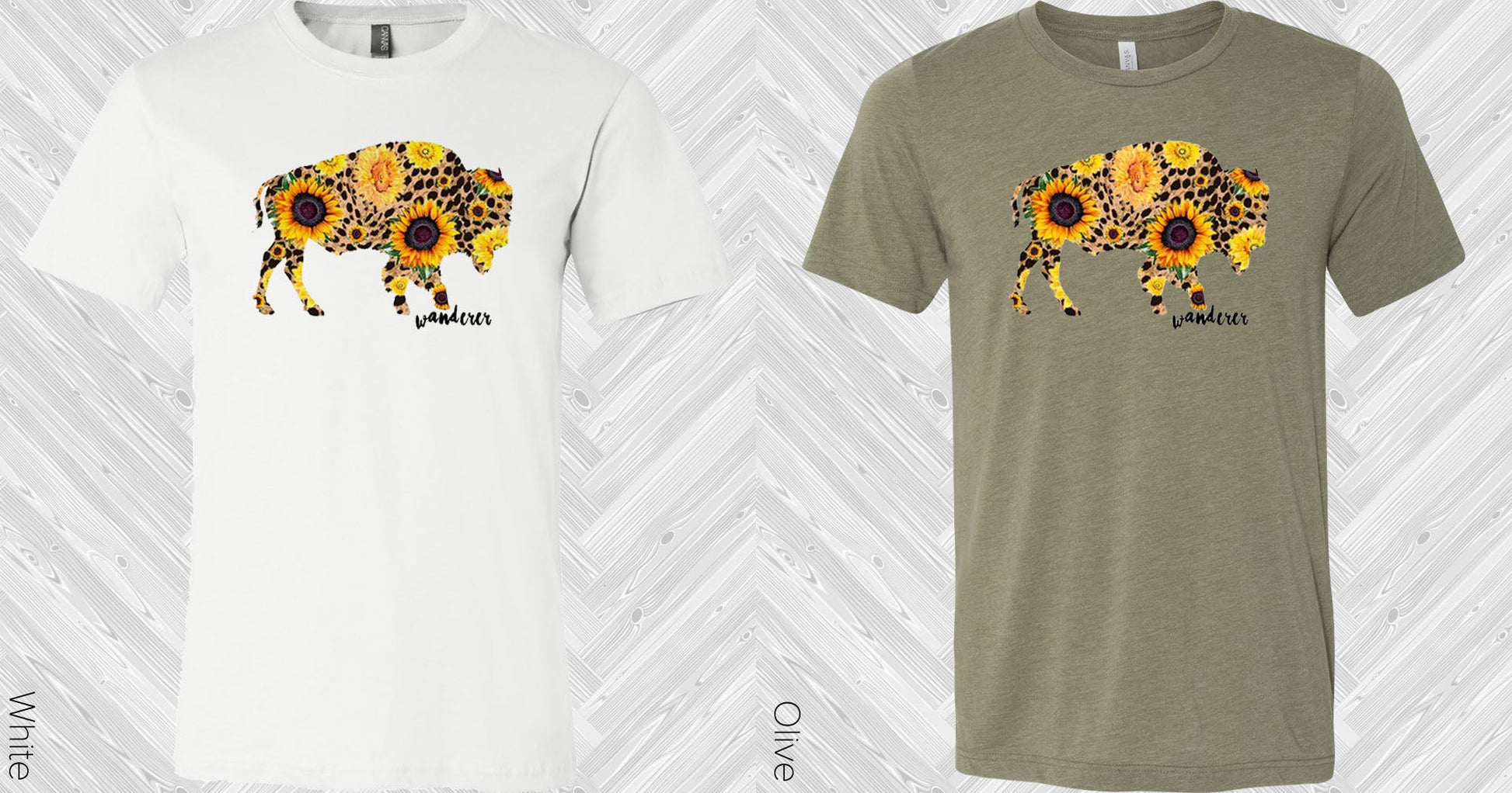 Sunflower Cheetah Wanderer Buffalo Graphic Tee Graphic Tee