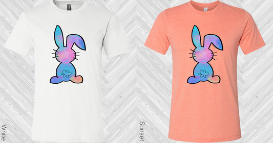 Watercolor Bunny Graphic Tee Graphic Tee