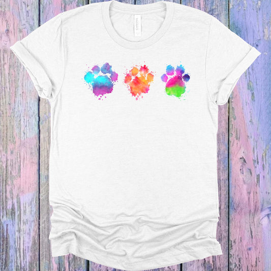 Watercolor Paws Graphic Tee Graphic Tee