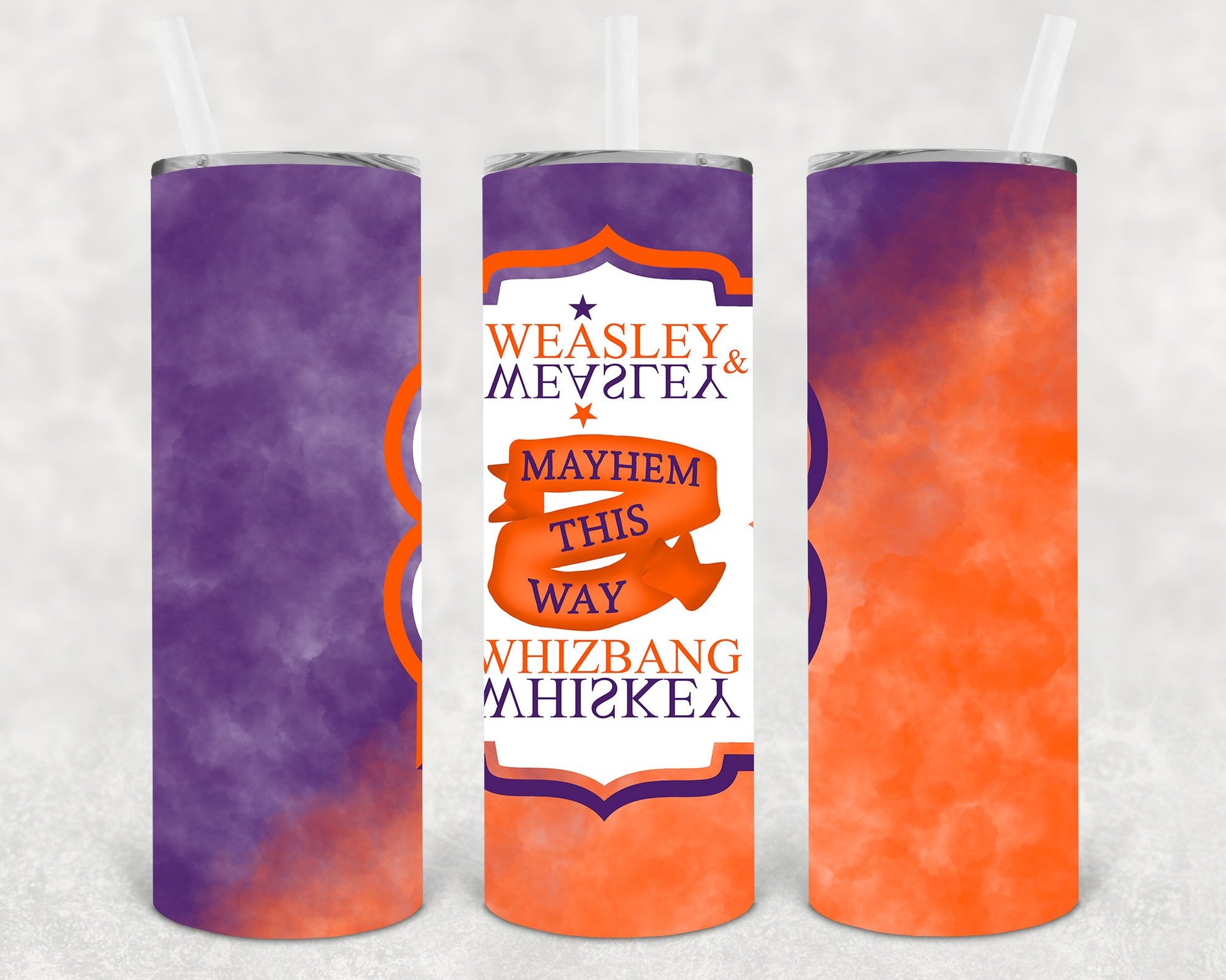 Weasley & Whizbang Whiskey 20 Oz Skinny Tumbler