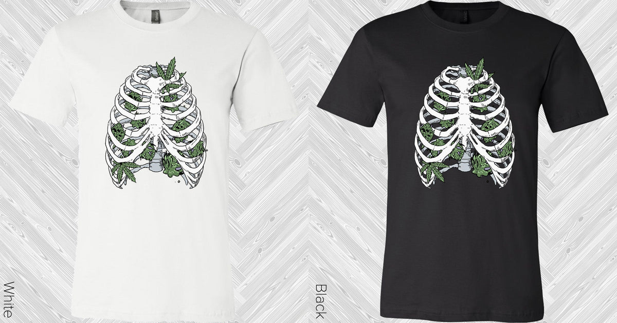 Weed Skeleton Graphic Tee Graphic Tee
