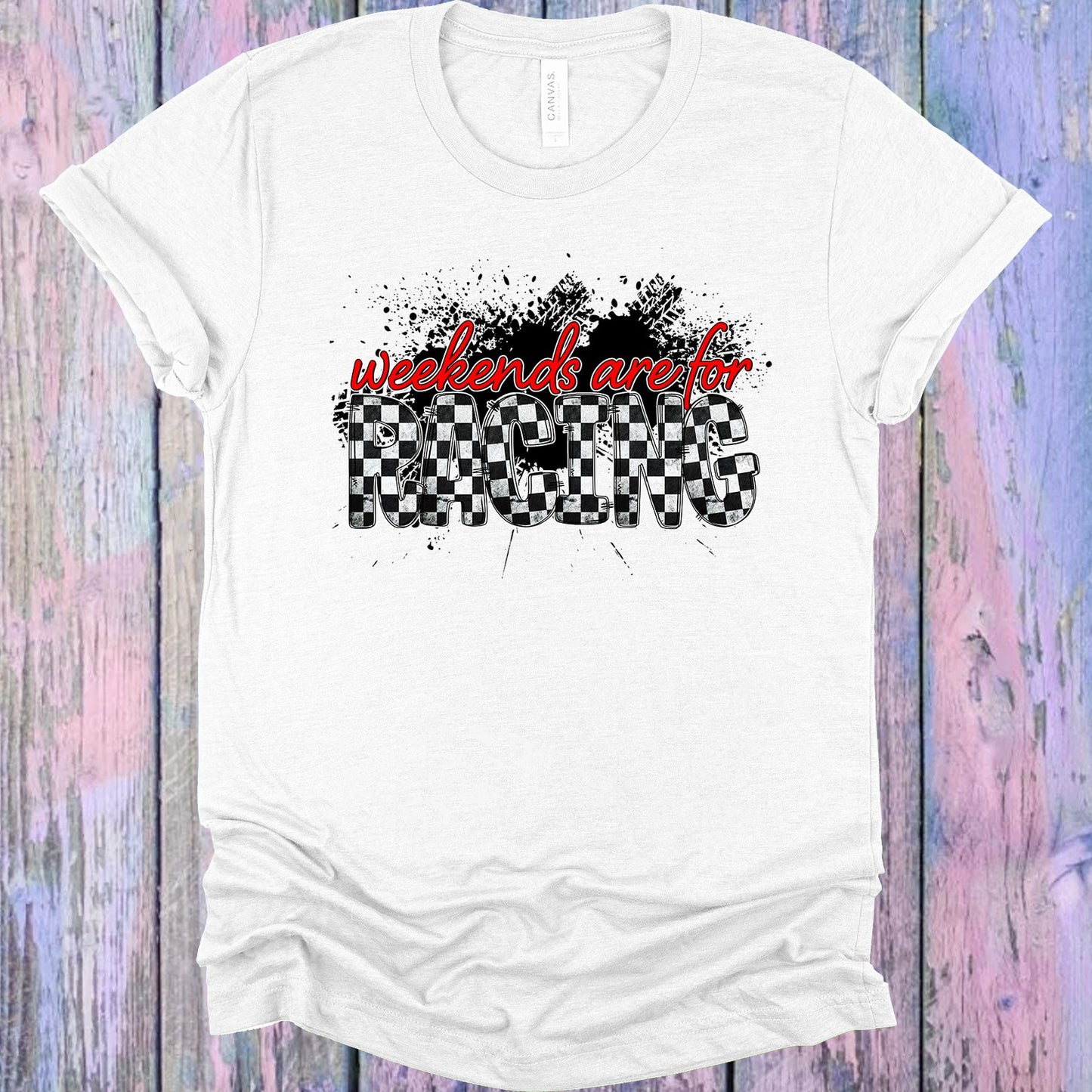 Weekends Are For Racing Graphic Tee Graphic Tee
