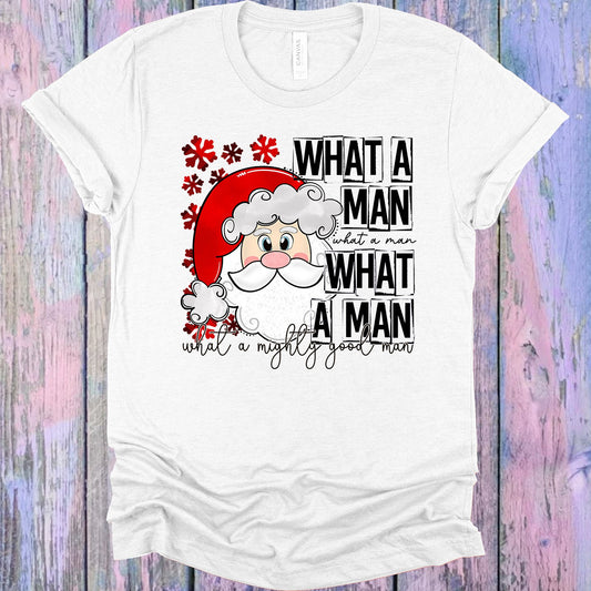 What A Man Graphic Tee Graphic Tee