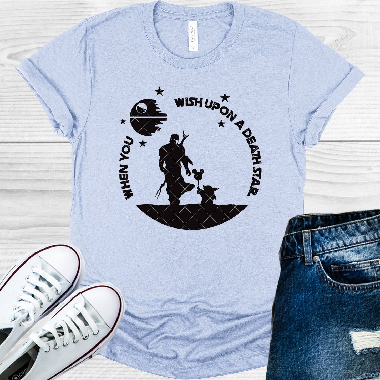 When You Wish Upon A Death Star Graphic Tee Graphic Tee