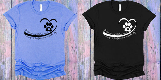 Whoever Said That Diamonds Are A Girls Best Friend Never Had Dog Graphic Tee Graphic Tee
