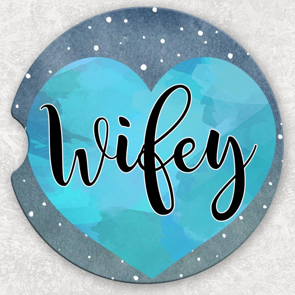 Car Coaster Set - Wifey