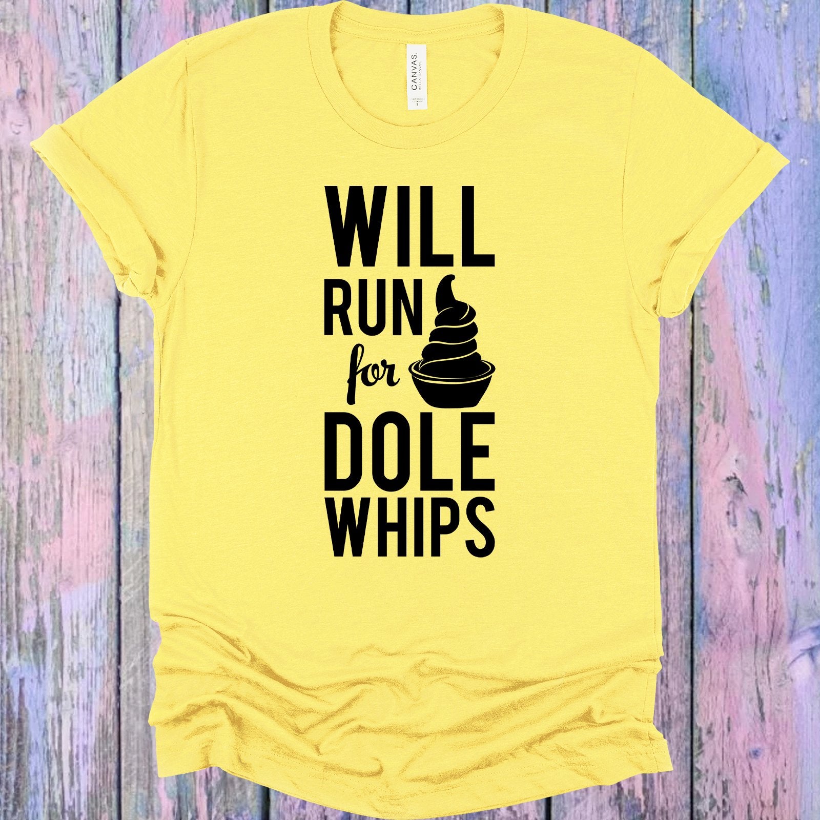 Will Run For Dole Whips Graphic Tee Graphic Tee