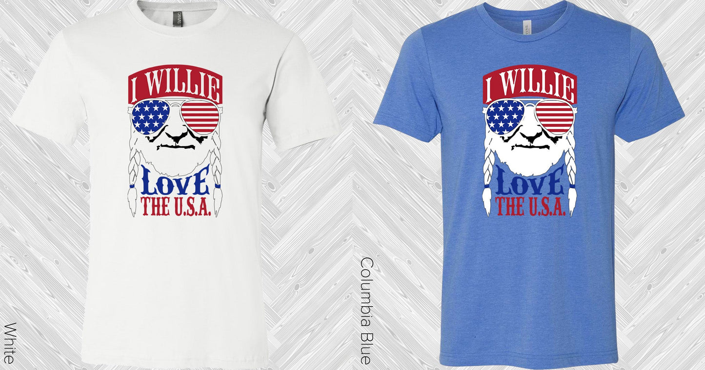 Willie Love The Usa Graphic Tee Graphic Tee