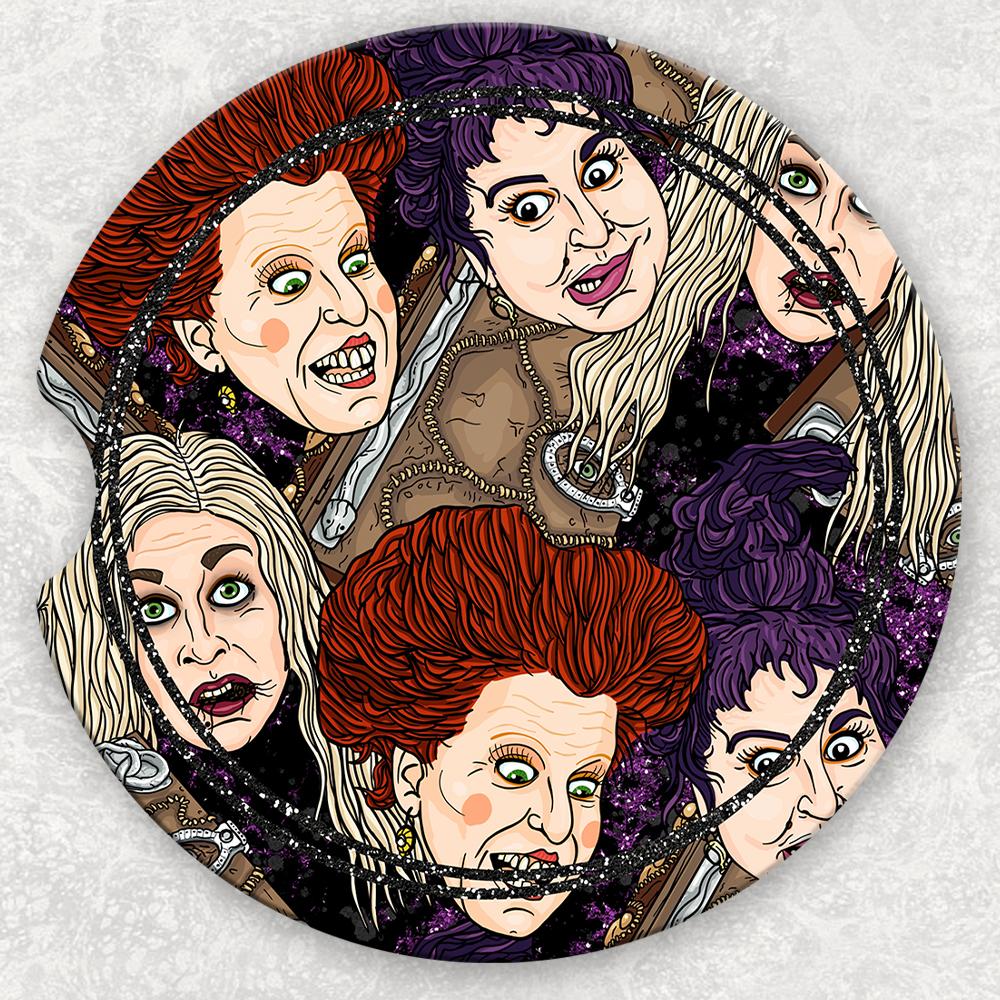 Car Coaster Set - Witches