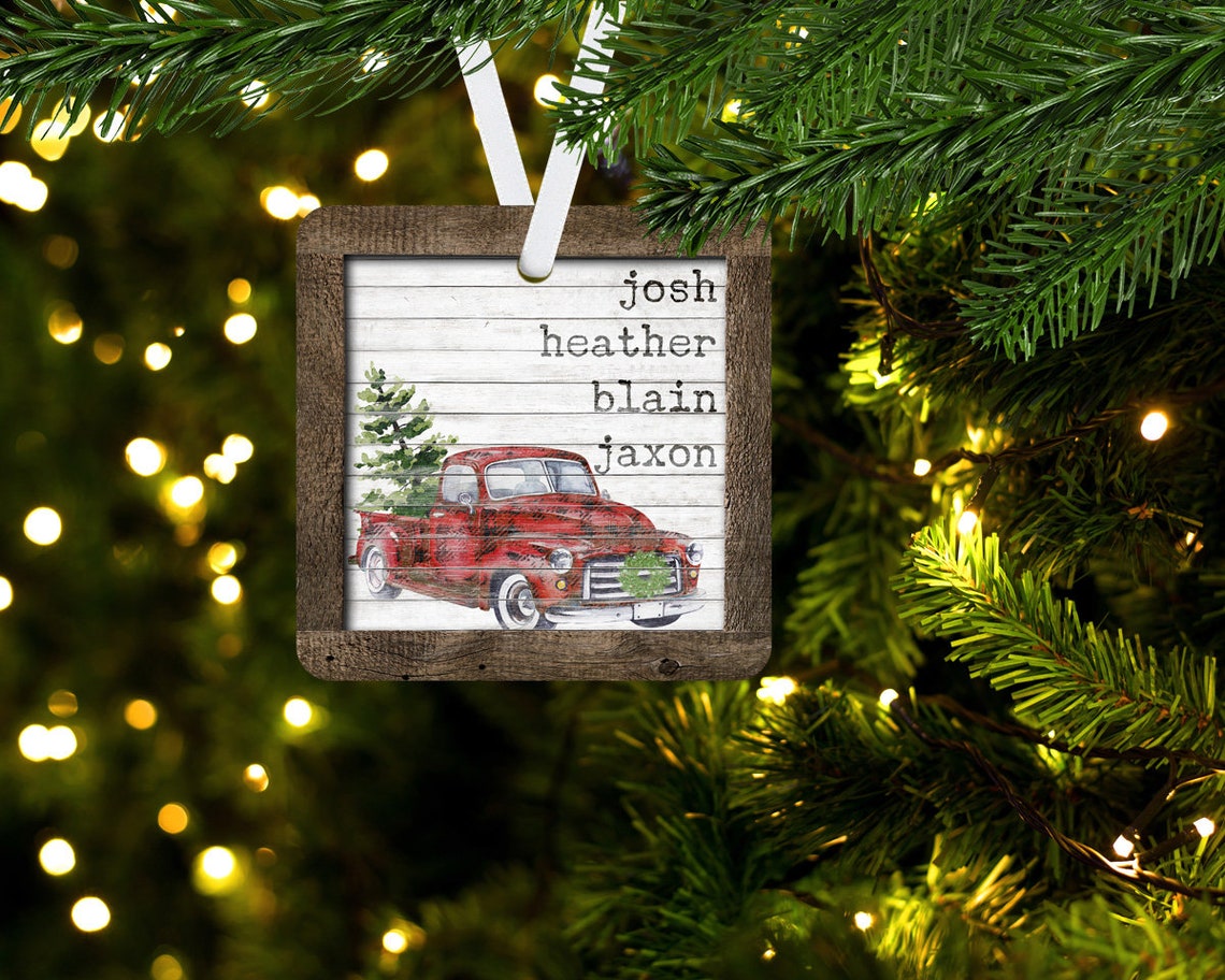 Truck Christmas Ornament