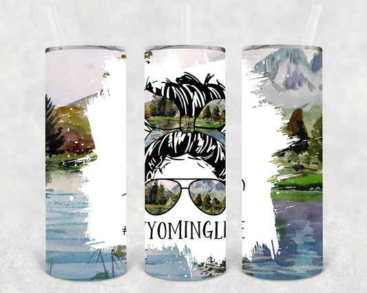 Wyoming Life 20 Oz Skinny Tumbler