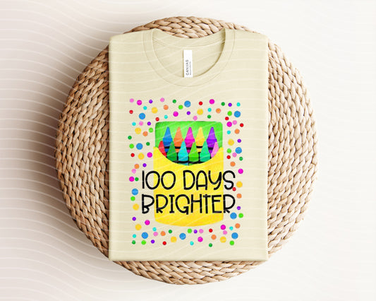 100 Days Brighter Graphic Tee