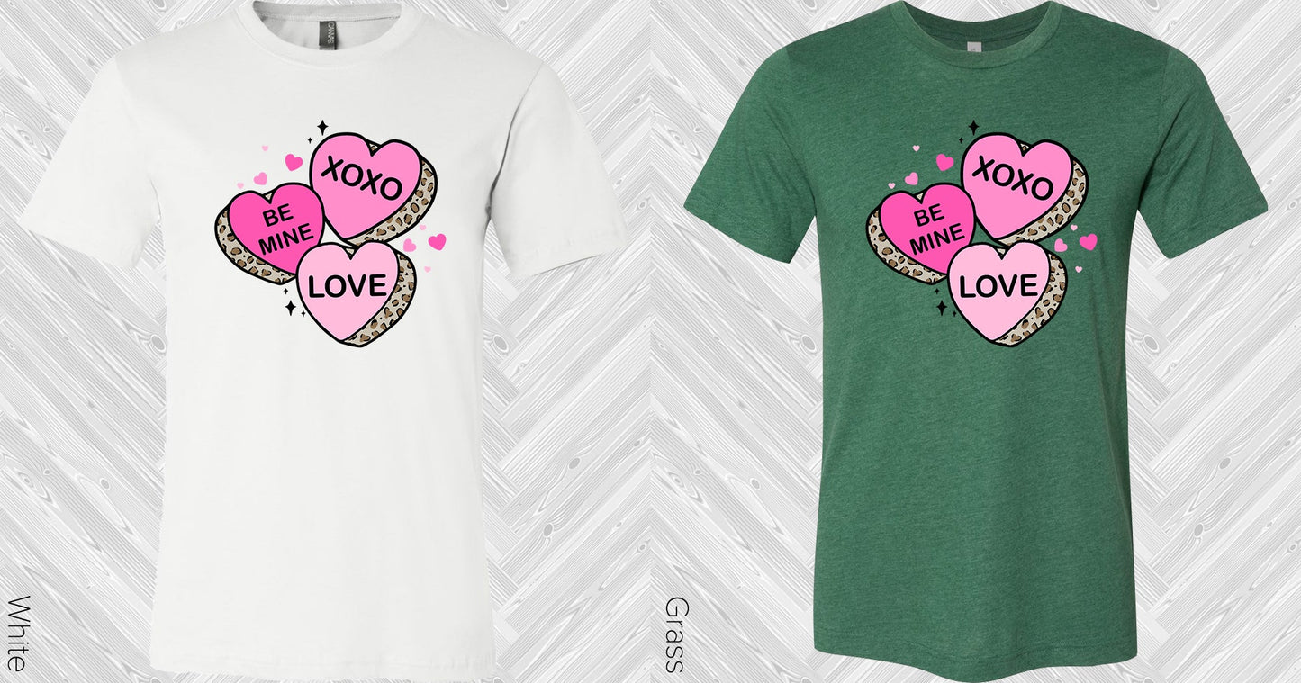 Xoxo Be Mine Love Hearts Graphic Tee Graphic Tee