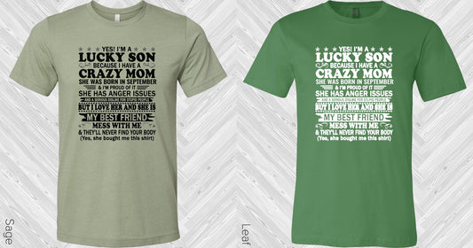Yes Im A Lucky Son Graphic Tee Graphic Tee