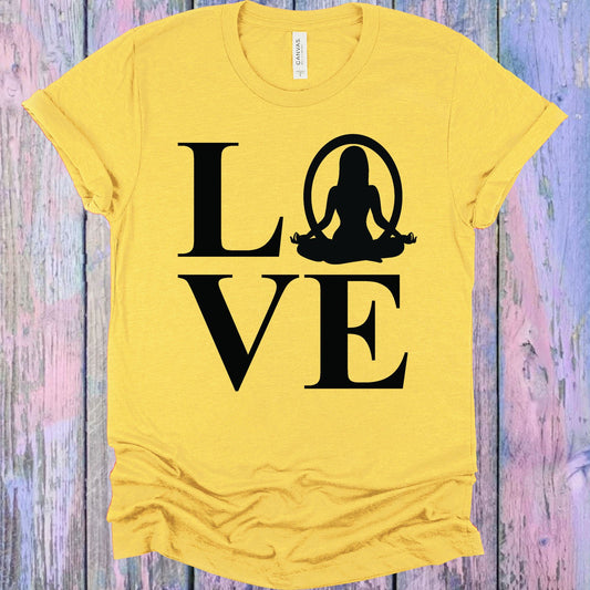 Yoga Love Graphic Tee Graphic Tee