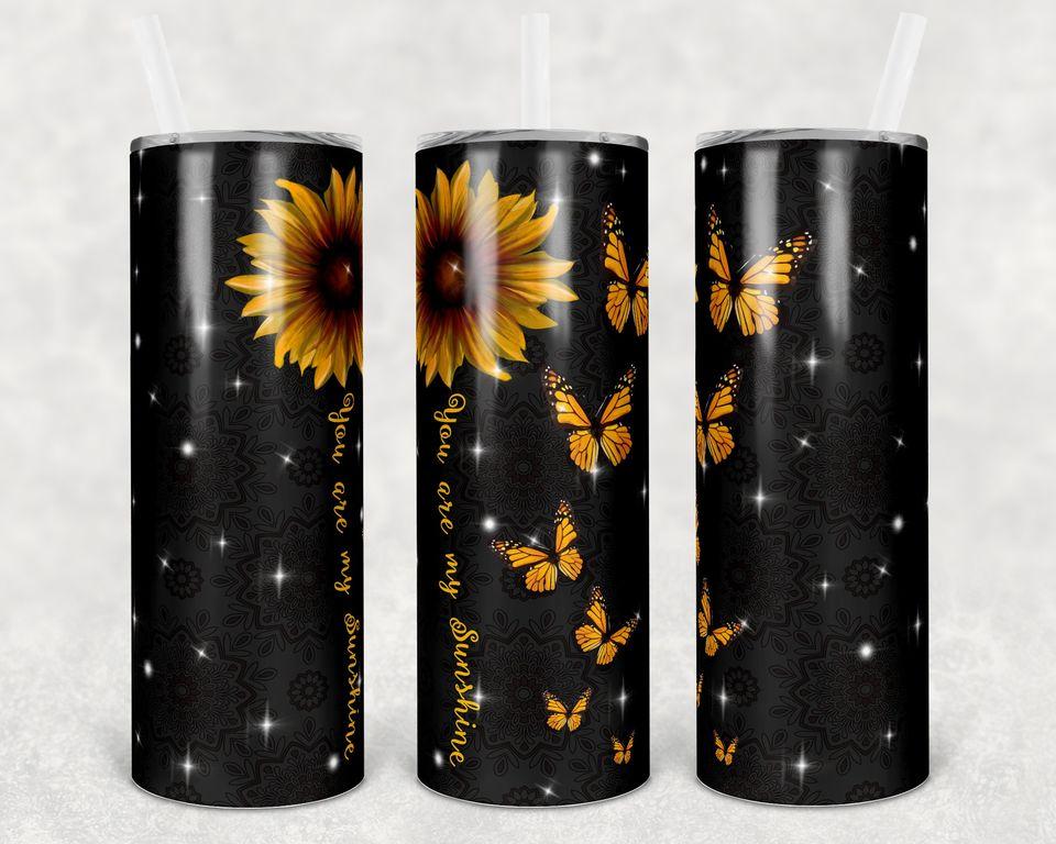 You Are My Sunshine 20 Oz Skinny Tumbler