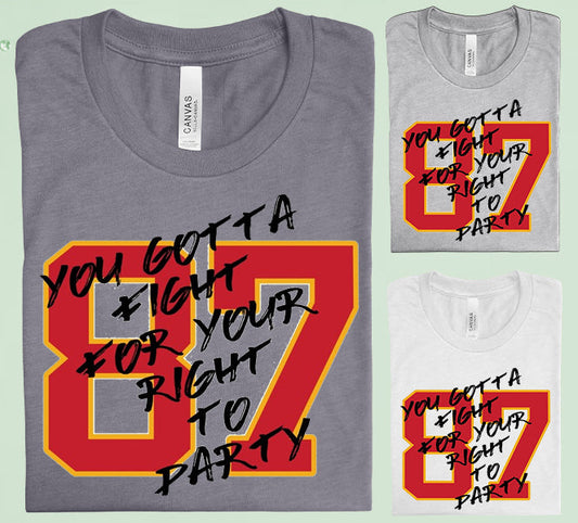 You Gotta Fight Graphic Tee Graphic Tee